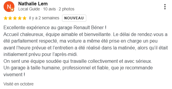Avis de Nathalie