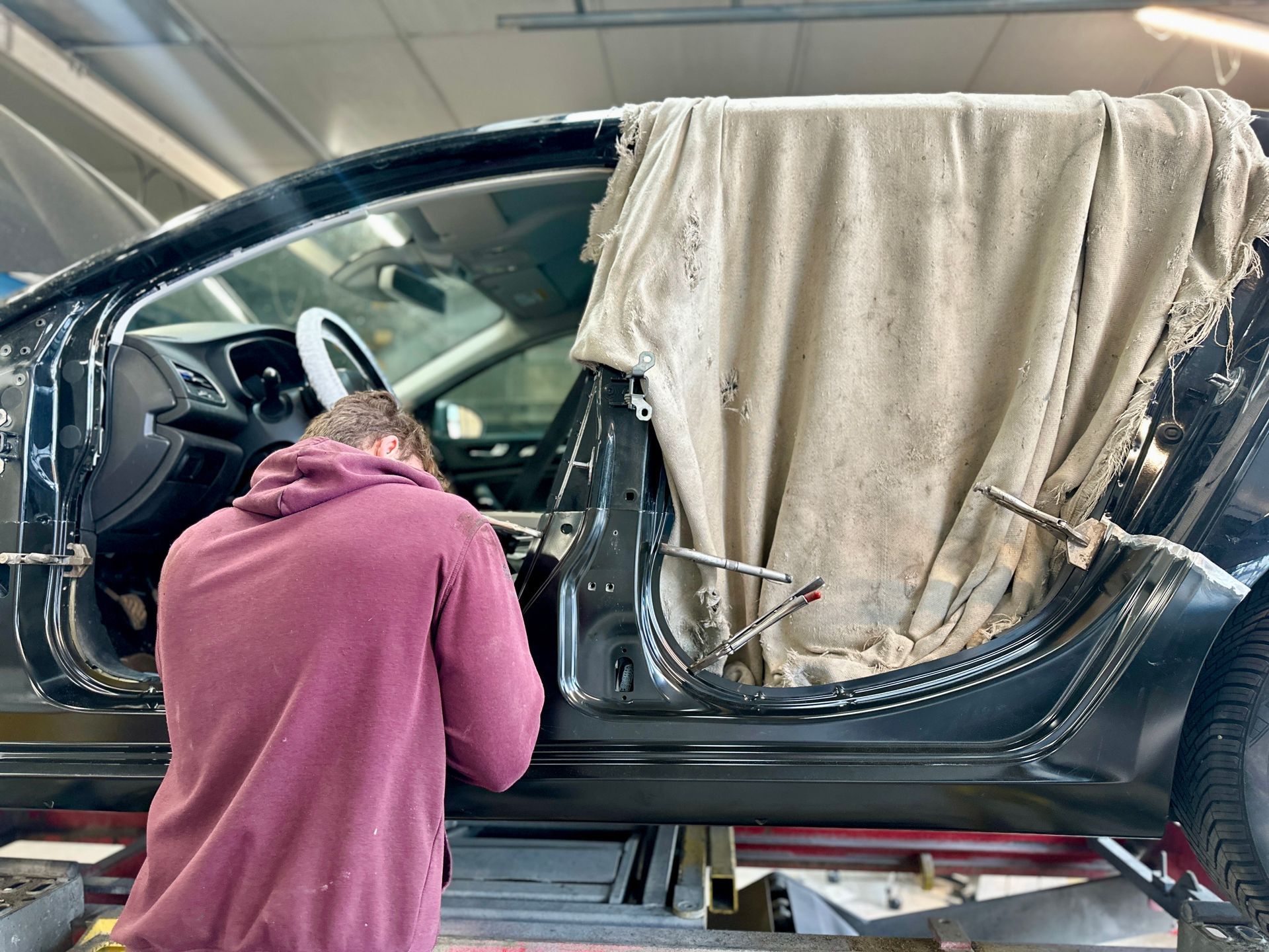 Réparation de voiture au garage Renault Bener