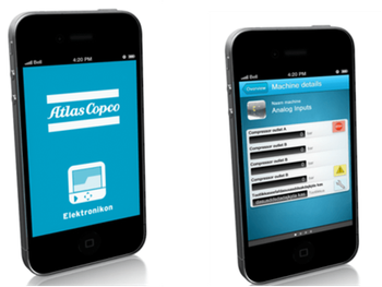 Application smartphone Atlas Copco