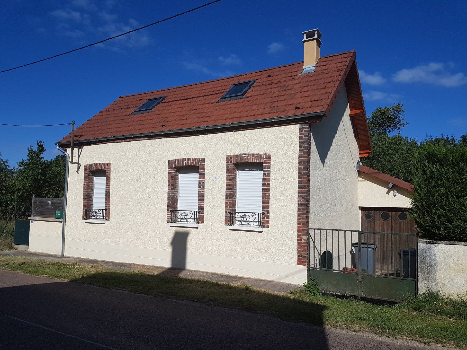 Maison après passage d'enduits