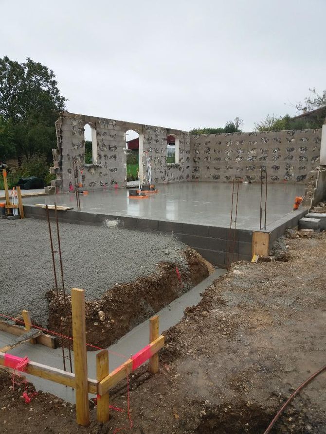 Maison en construction