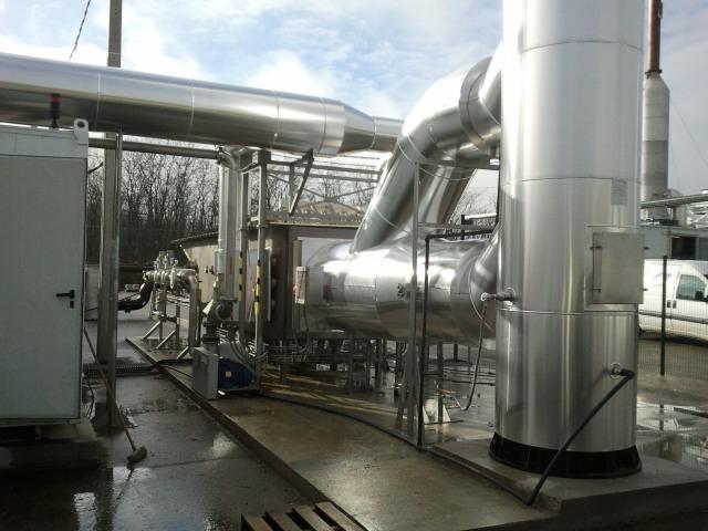 AMDIMA Isolation appareil traitement de fumée épaisseur 150 revêtement isoxal