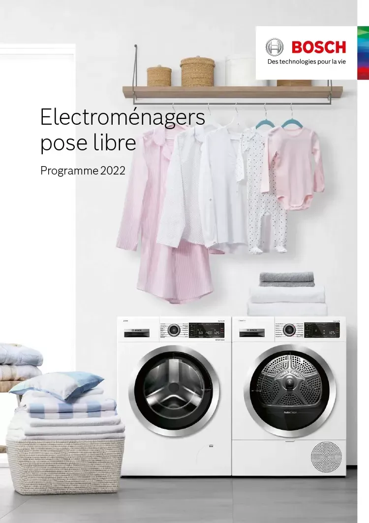 Electroménagers pose libre
