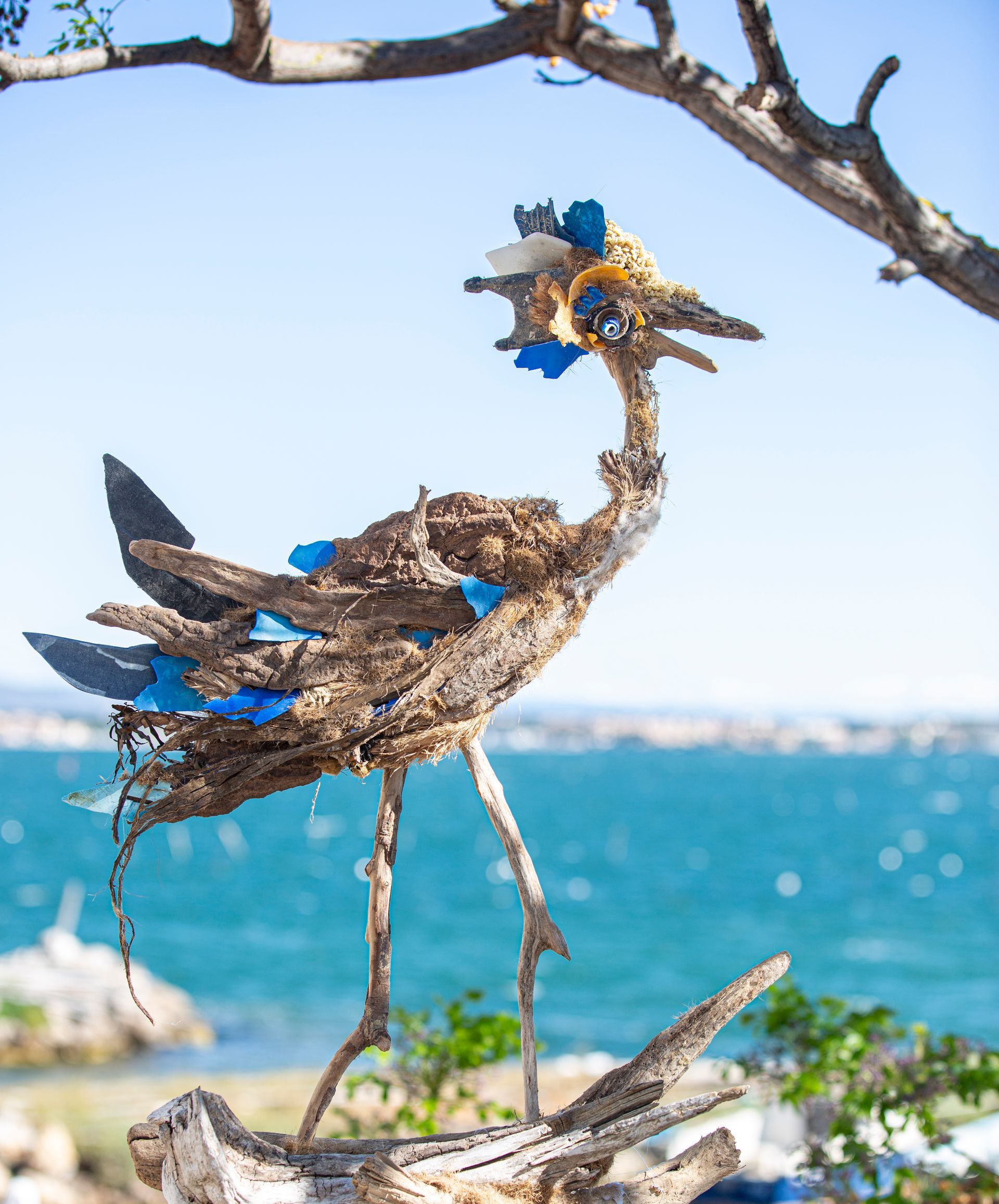 Sculpture en bois flotté