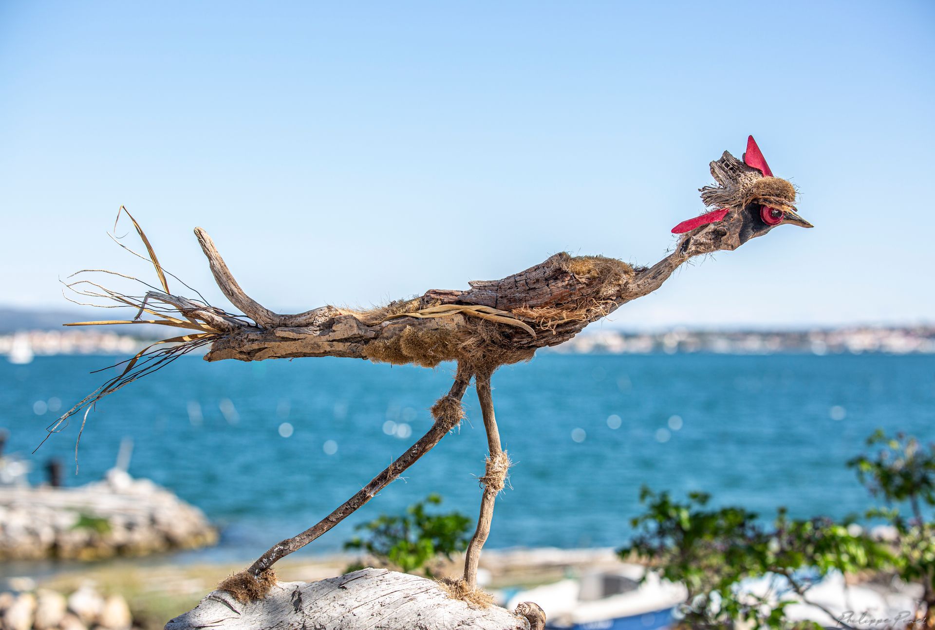 Grande sculpture en bois