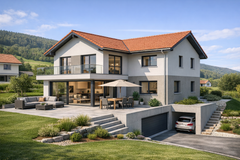 Terrain 757 m2 viabilisé avec permis de construire