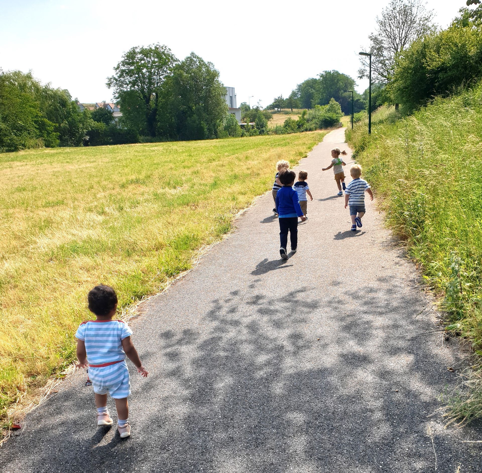 Des enfants en balades