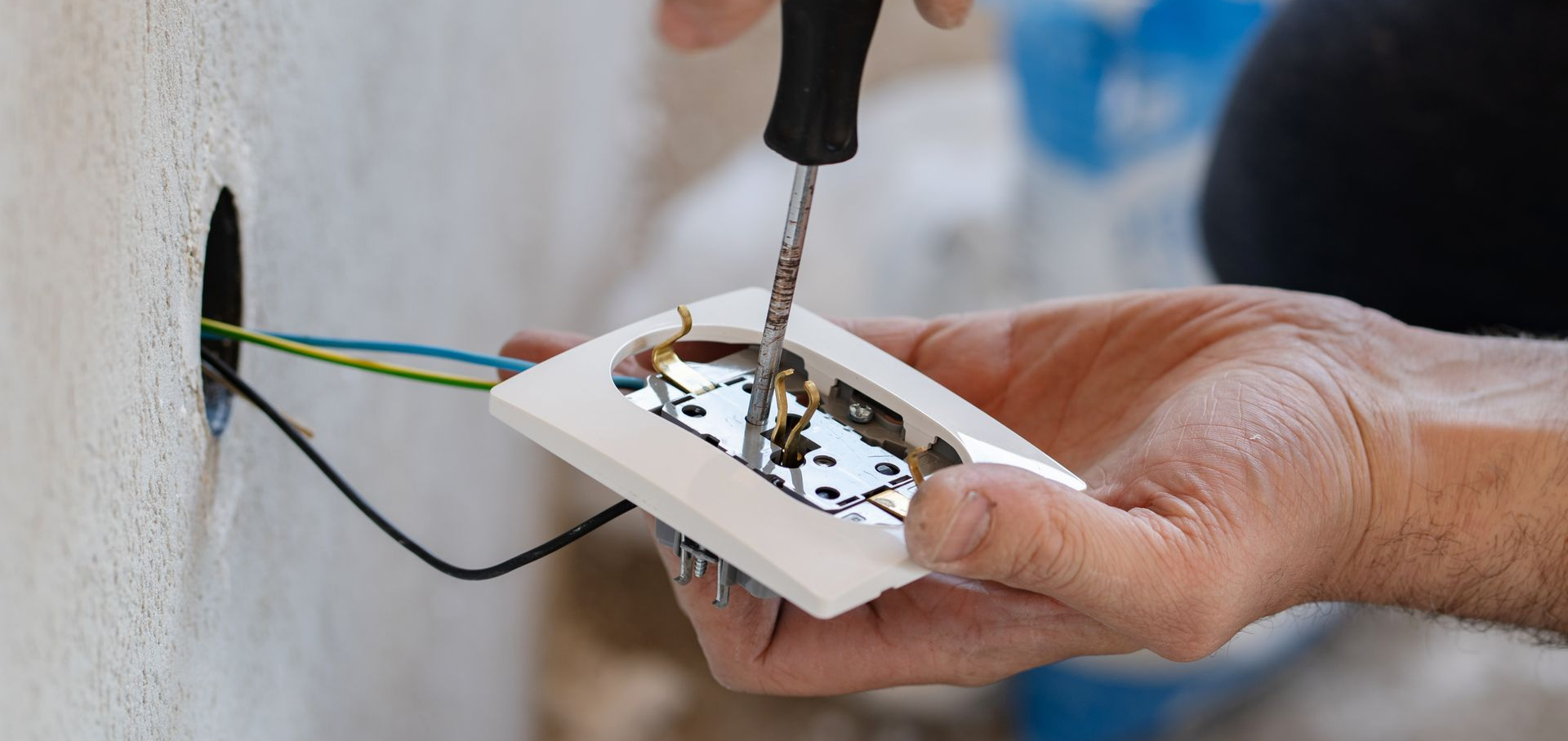 Une prise pour l'électricité
