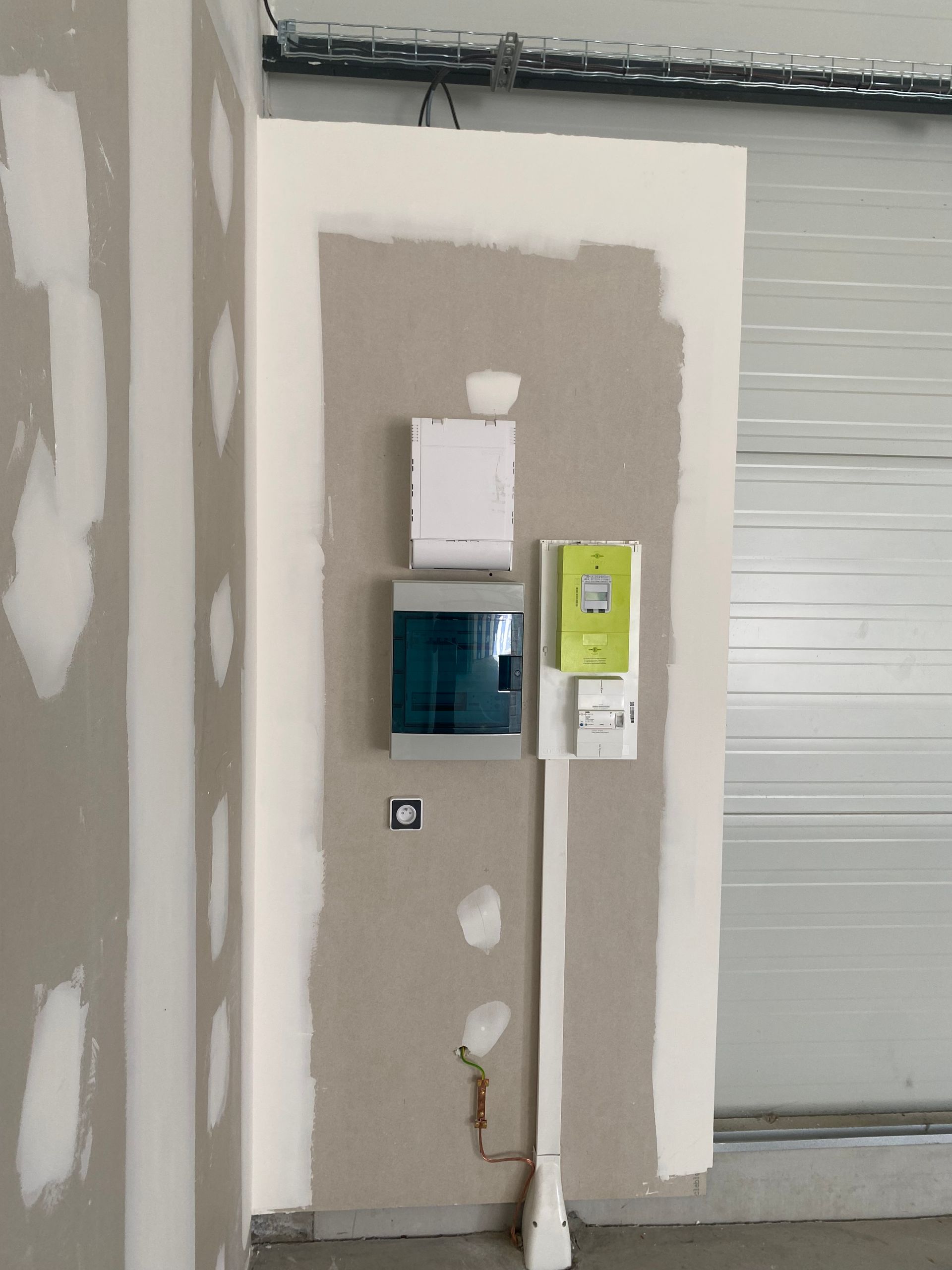 Des travaux électriques en cours