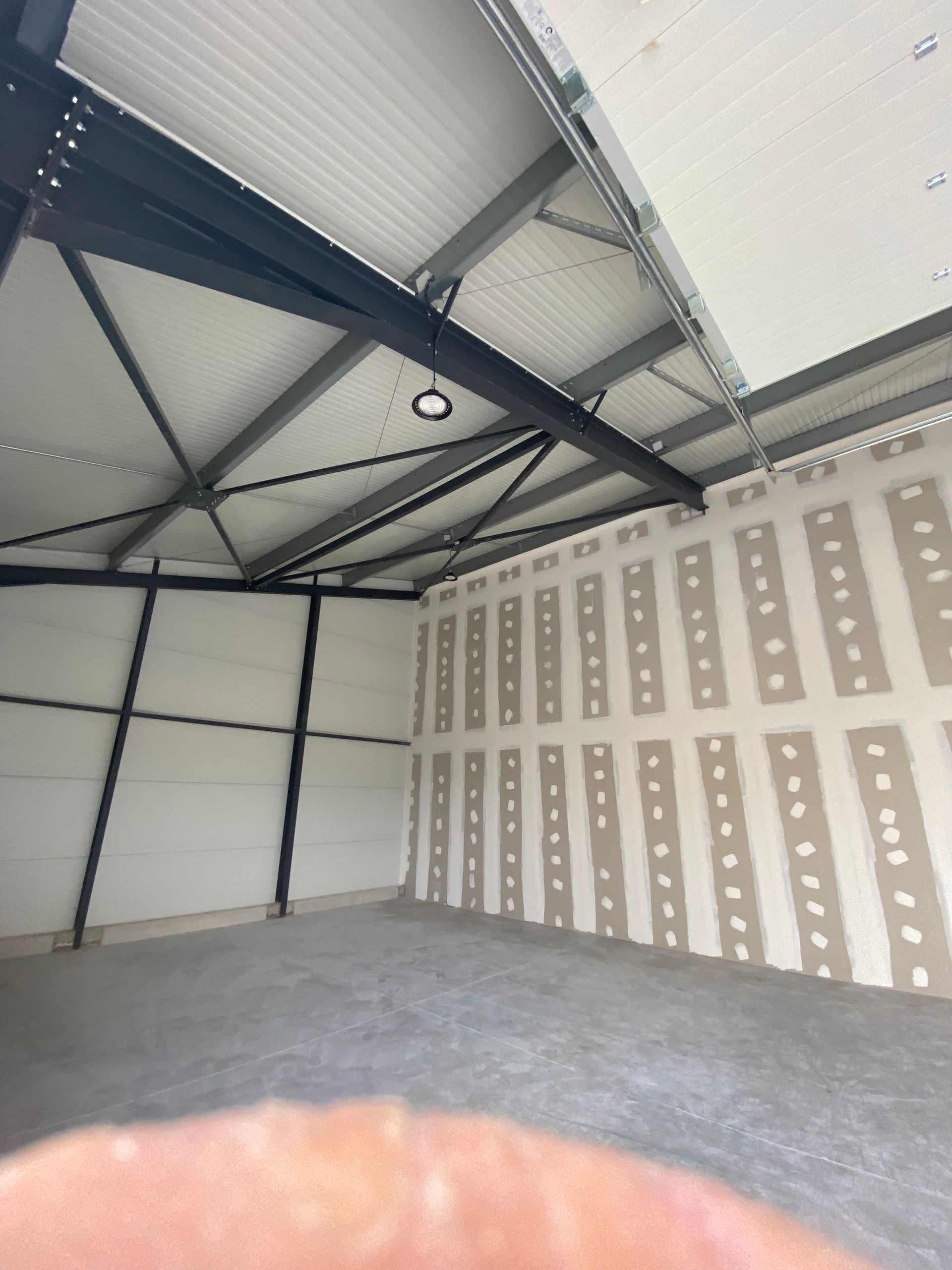 Construction d'un bâtiment industriel