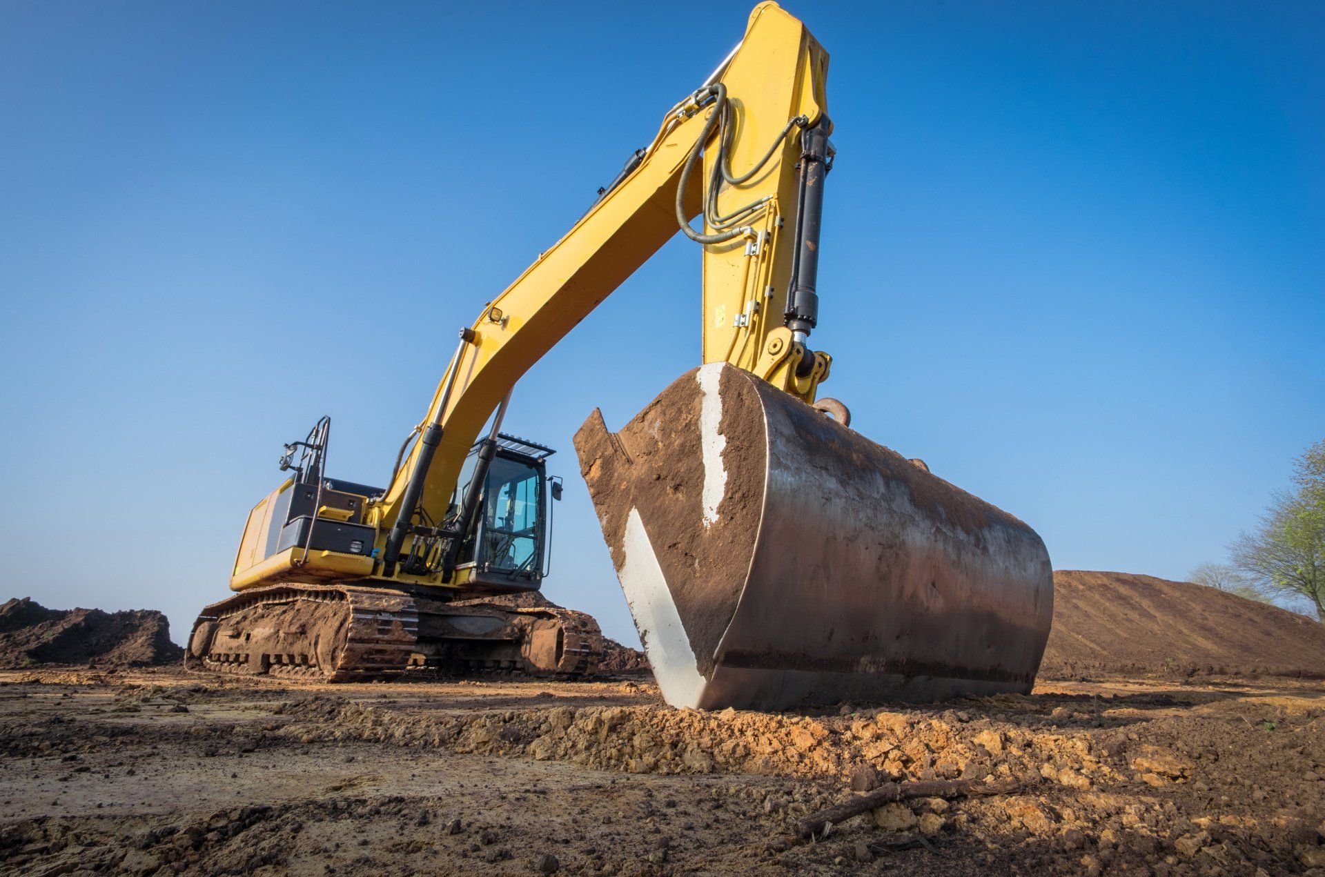 Réalisation de travaux de terrassement
