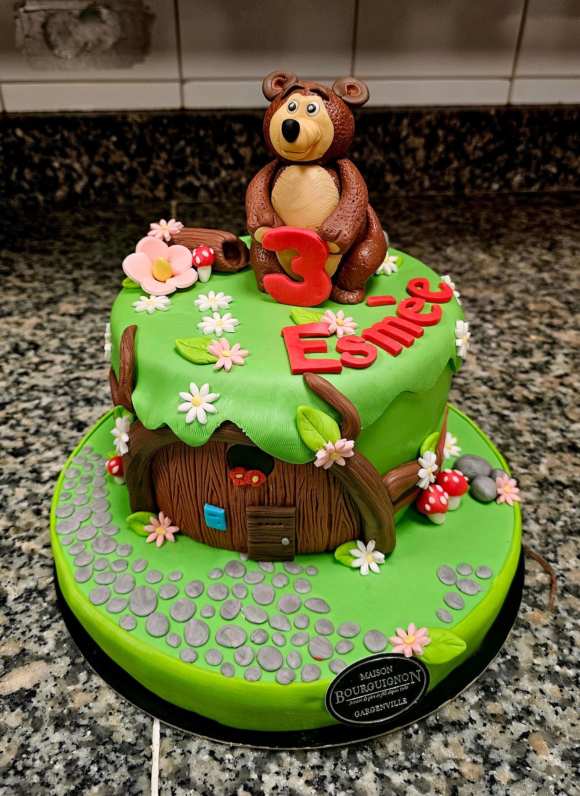 Gâteau d'anniversaire ours