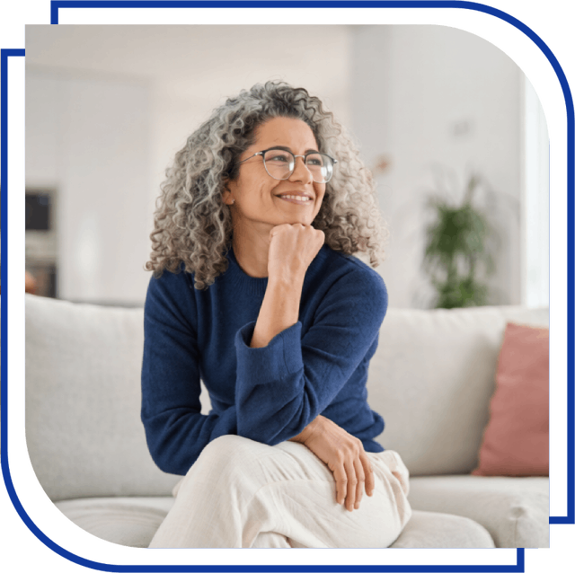 Frau in der Beratung