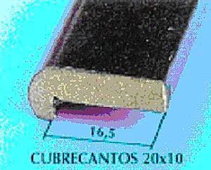 Una imagen de un trozo de metal con medidas en él.