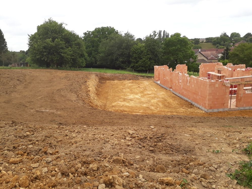 Terrassement construction de maison