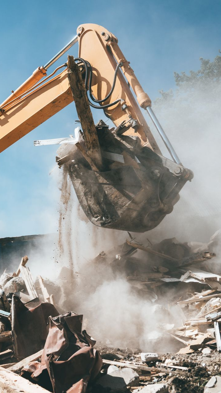 Démolition d'une construction