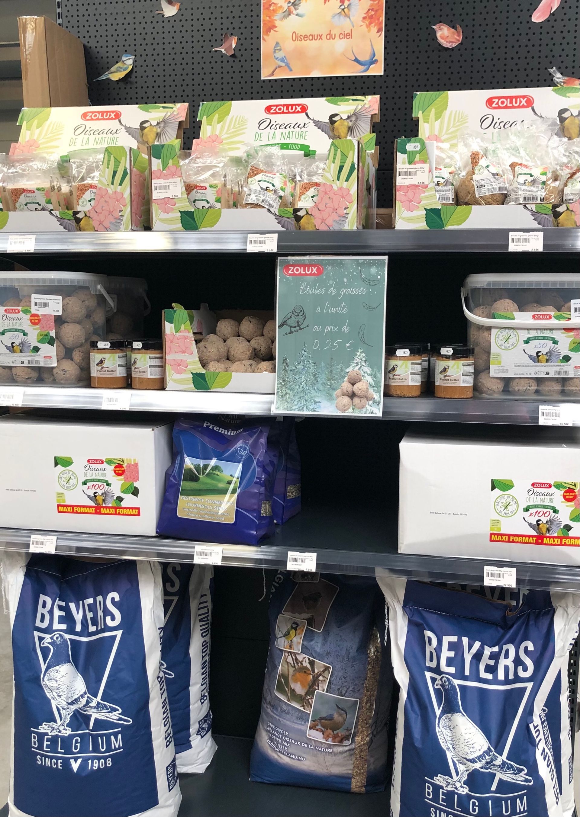 Aliments pour oiseaux sauvages