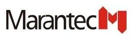 El logotipo de Marantec: texto negro sin serifa seguido de un símbolo geométrico M estilizado en color rojo.