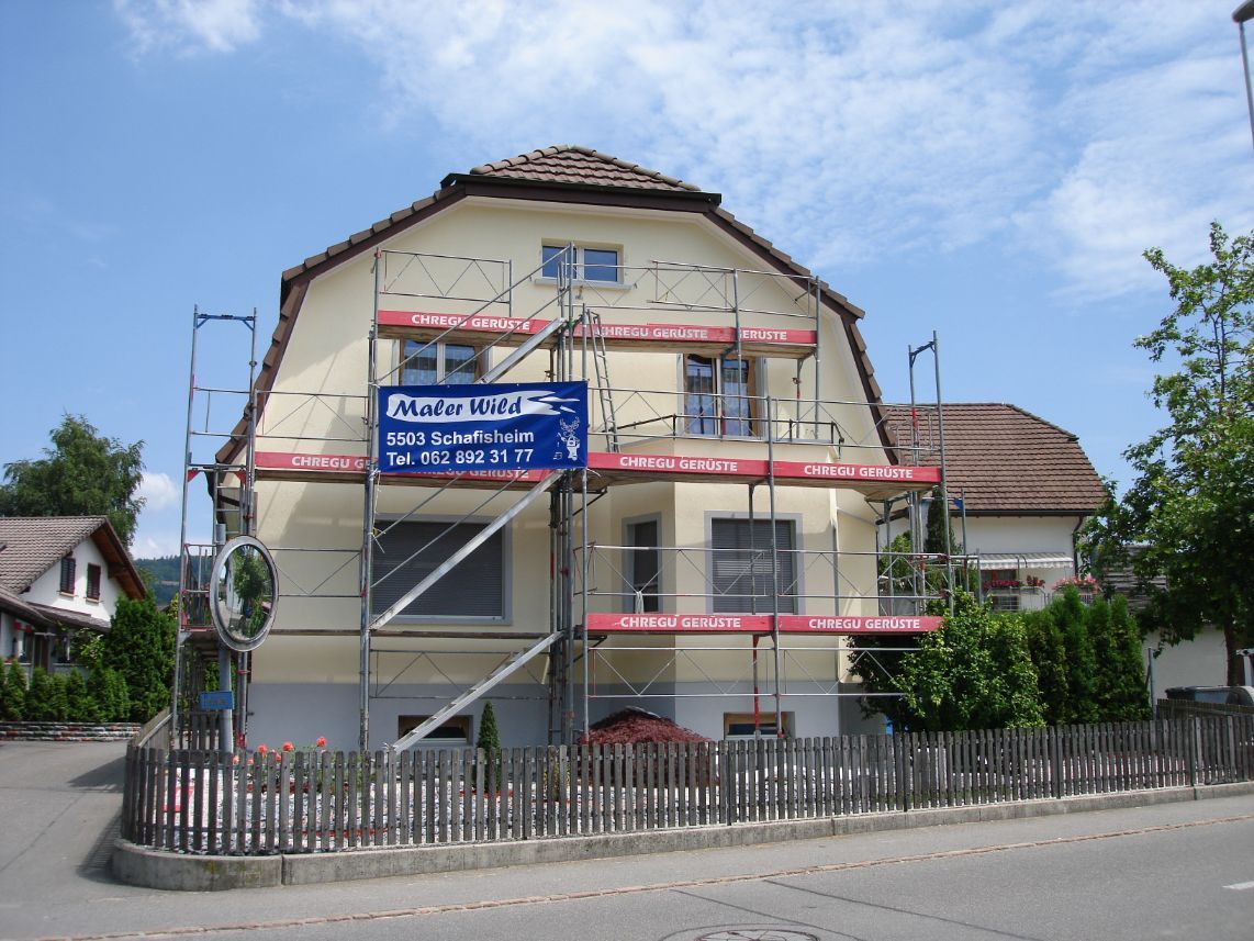 Maler Wild Schafisheim Schimmelentfernung Malen Streichen Tapeten Fassaden