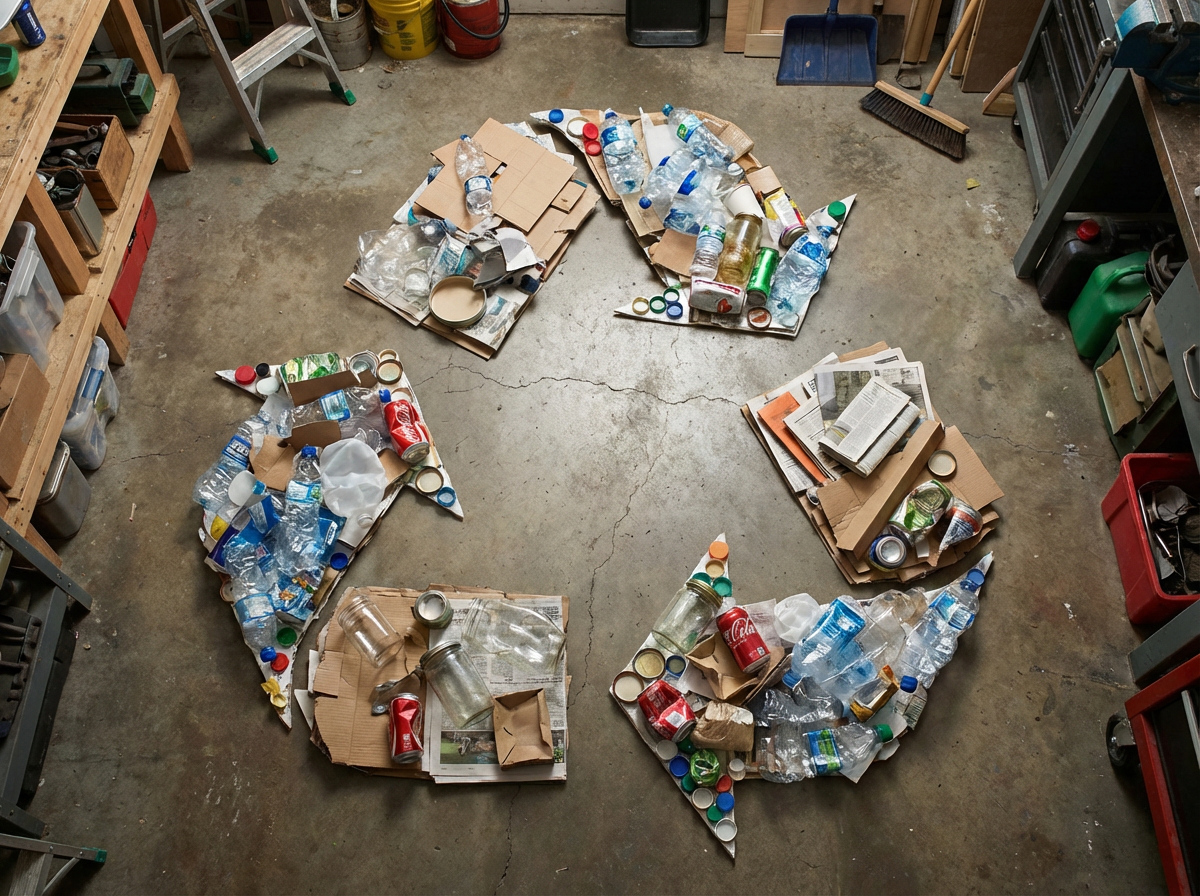 Zwei Männer laden Kisten in einen Lieferwagen.