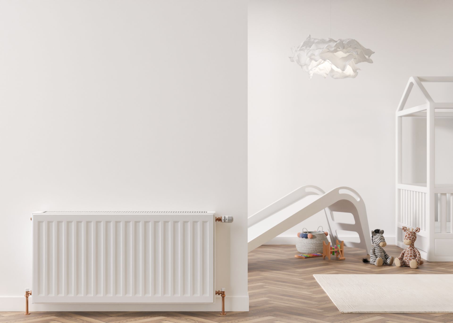 Radiateur dans chambre d'enfant