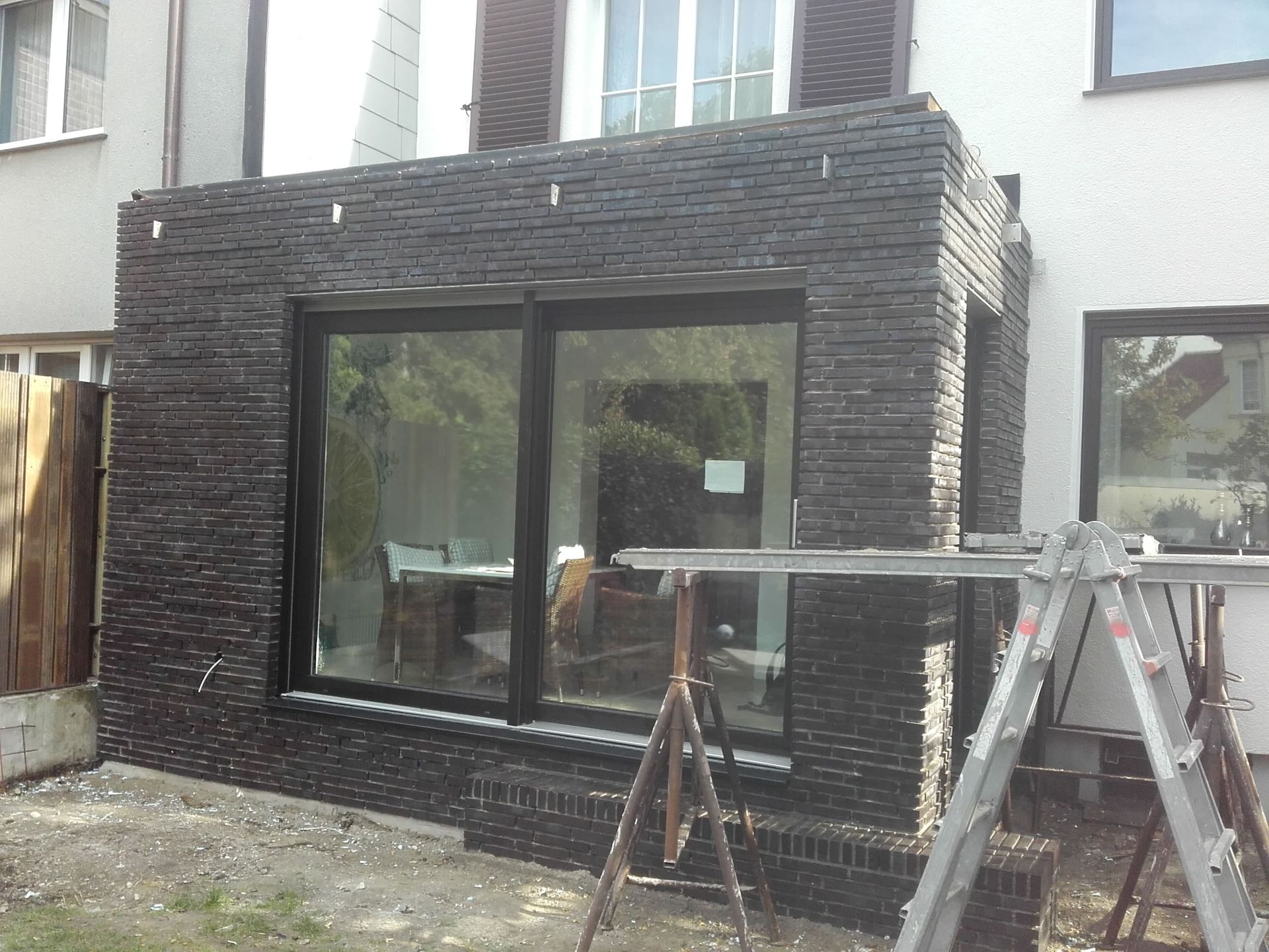 Herstellung einer Klinkerfassade