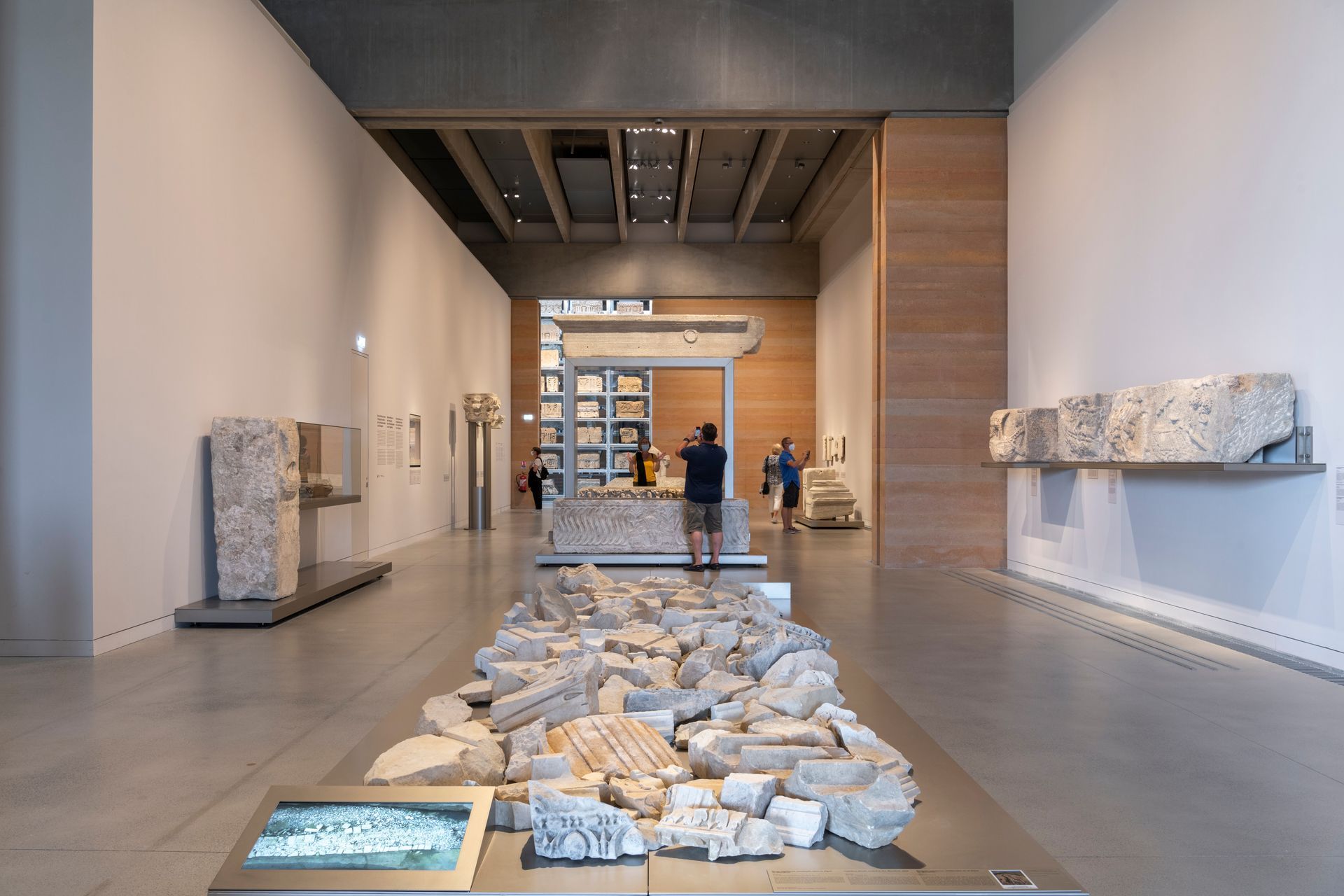 Intérieur de musée exposition