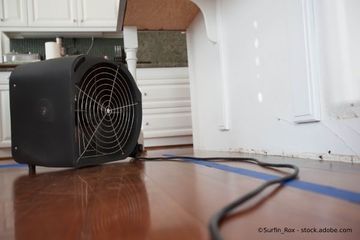 Ventilator für Wasserschadentrocknung