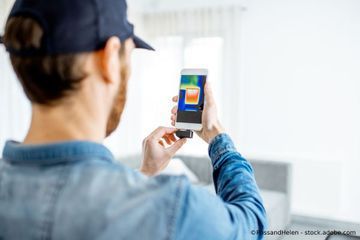 Messung der Temperatur in einer Wohnung