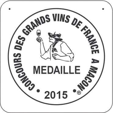 Médaille du concours des grands vins de France à Mâcon