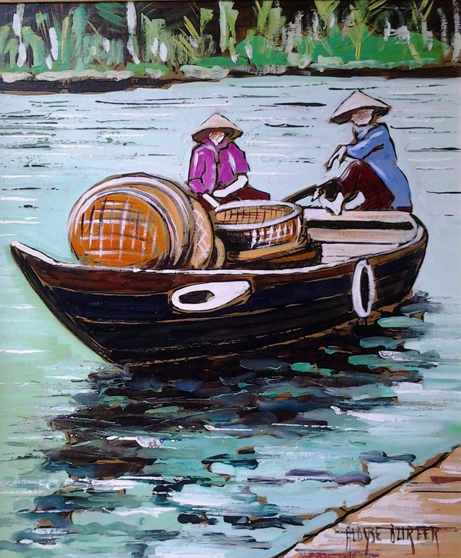 Tableau figuratif de style japonais