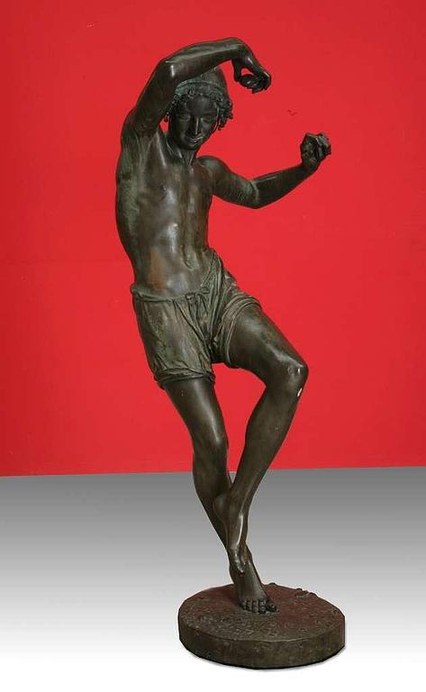 Statue en bronze (adjugée 34 000€)