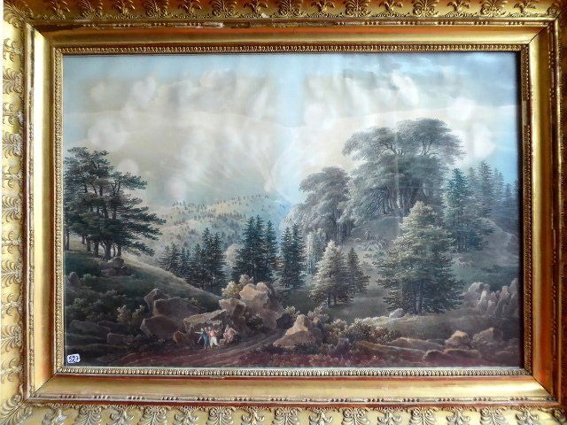 Louis François Cassas 1756-1827-Les cèdres du Liban (adjugé 83 500€)