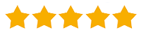 Cinq étoiles d'or.