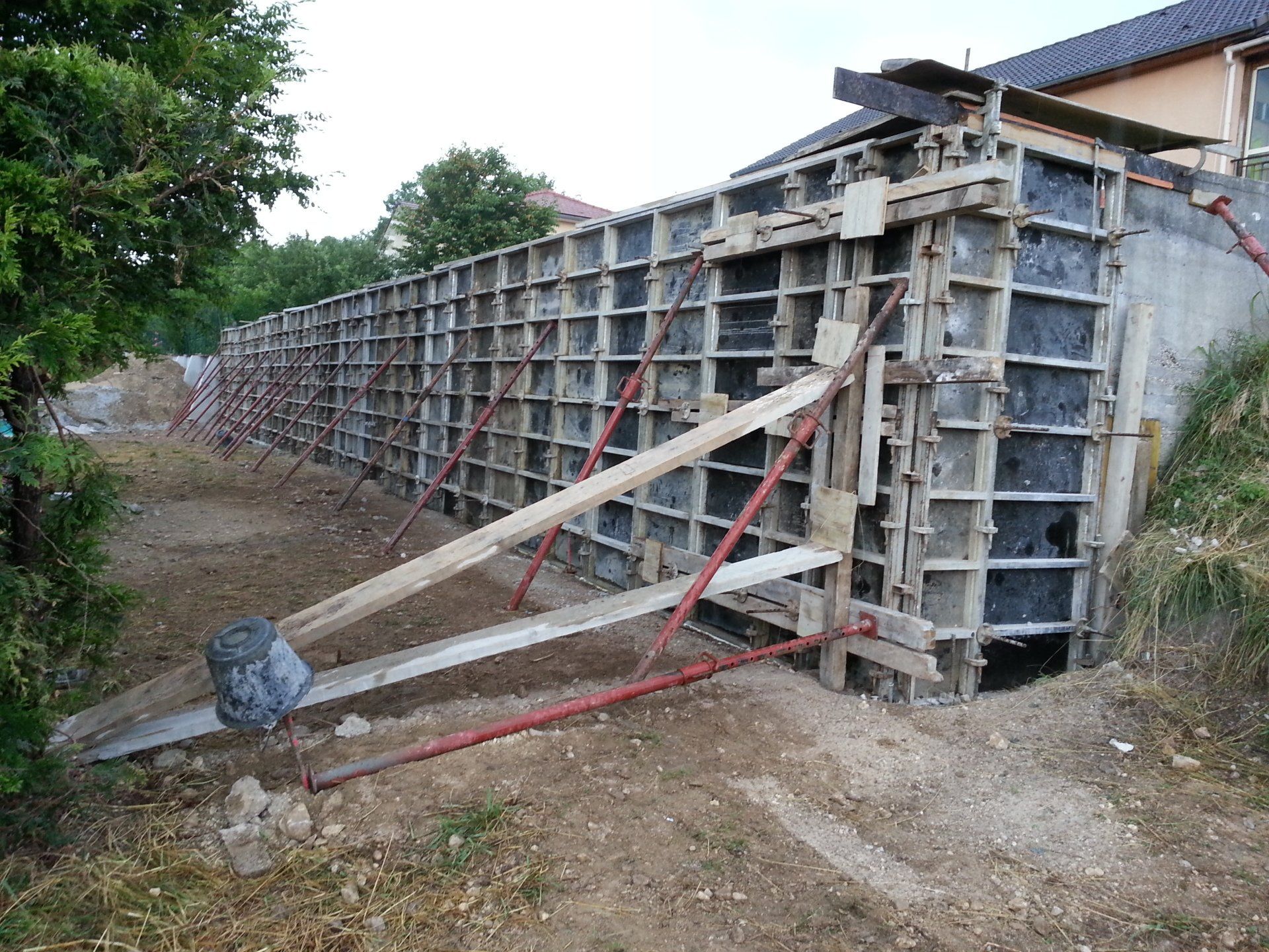 Travaux de maçonnerie extérieure