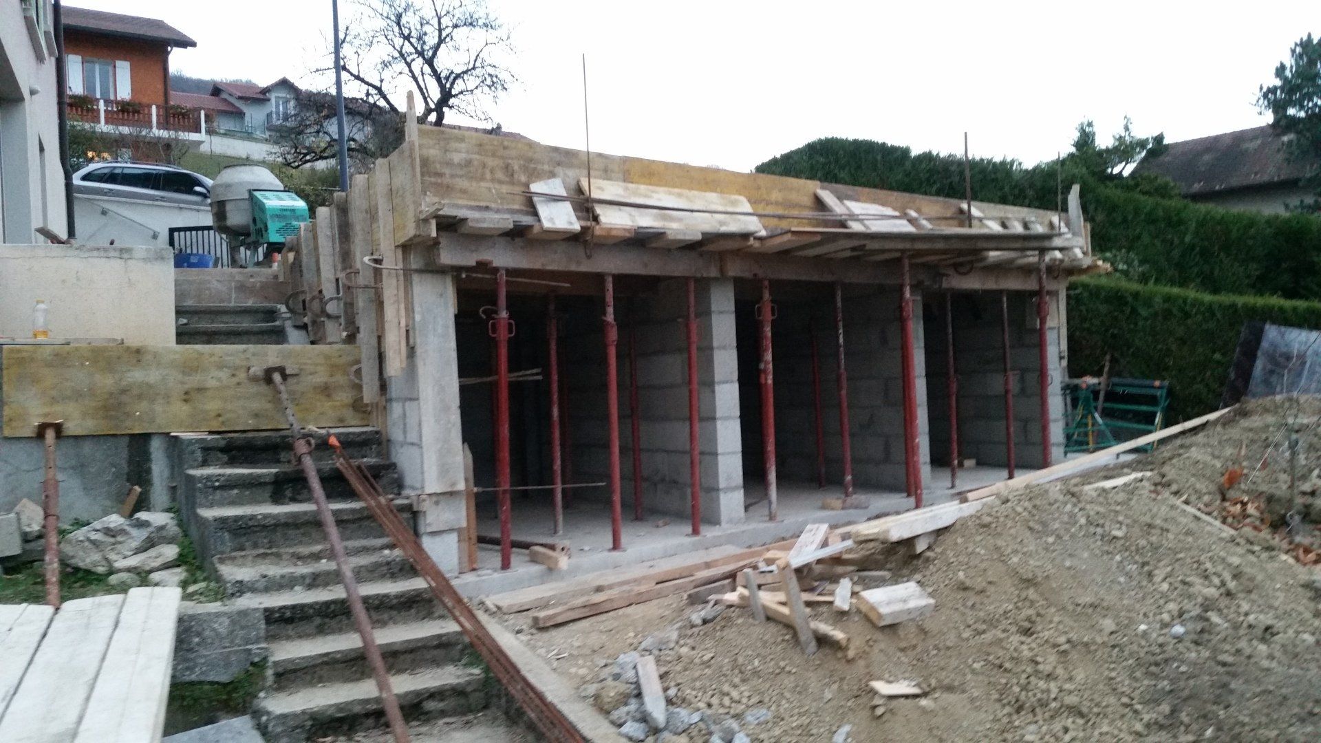 Création d'abri extérieur