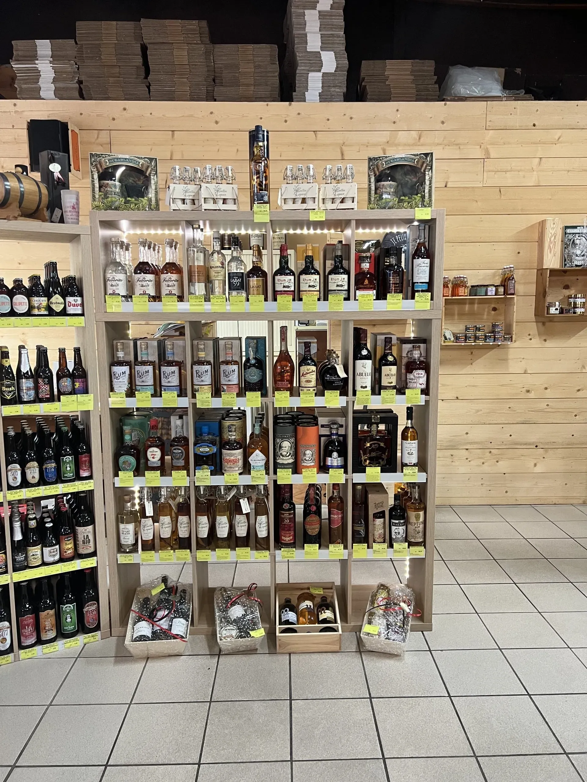 Présentoire des spiritueux