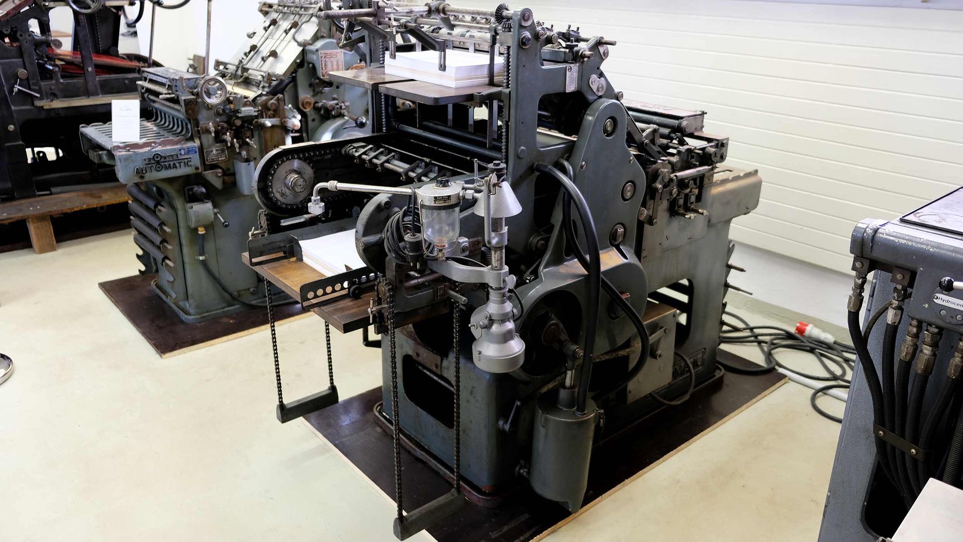 Sammlung Hans Müller - Schnellpresse Stoppzylinder, Frontex, 1940