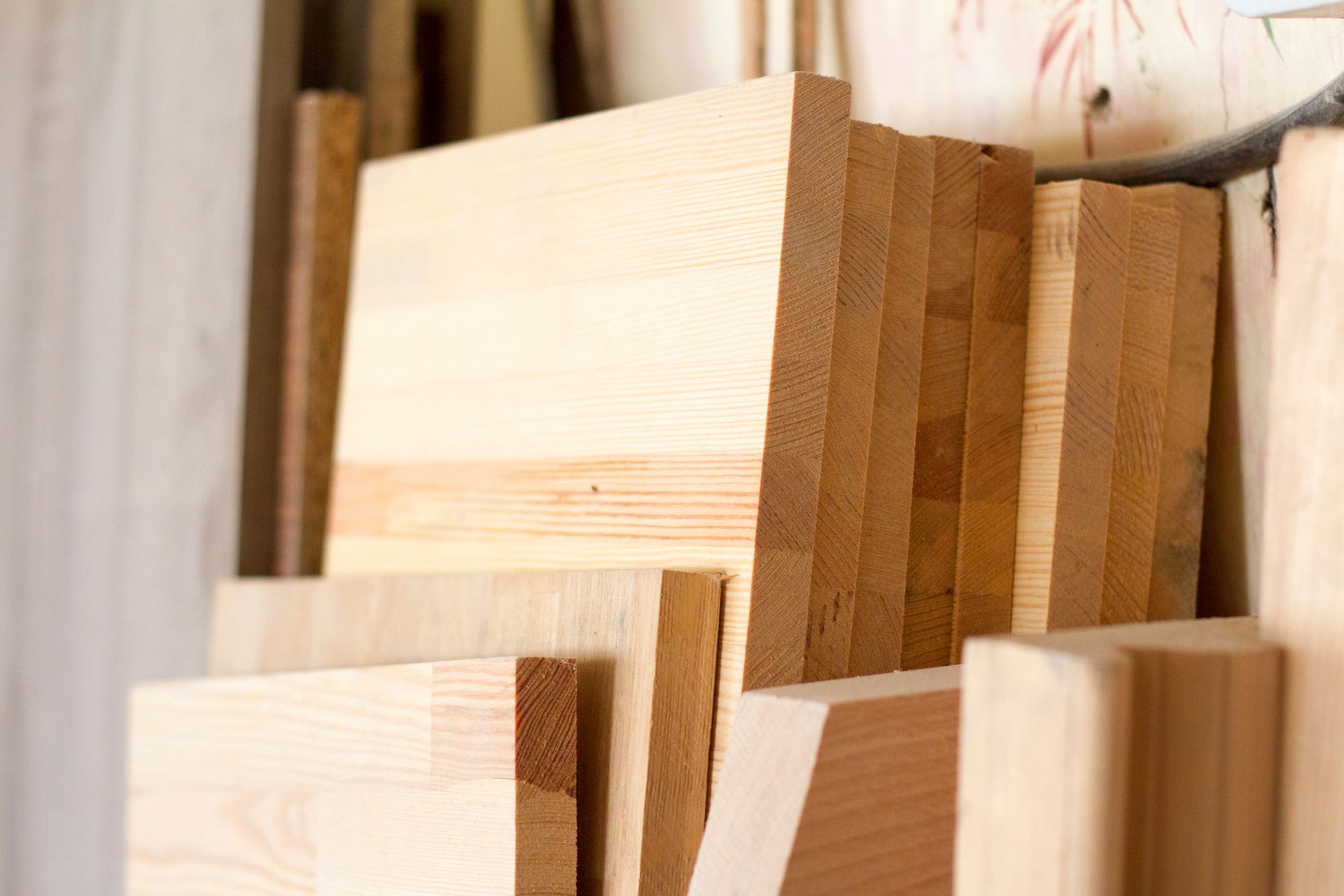 Des planches rabotées