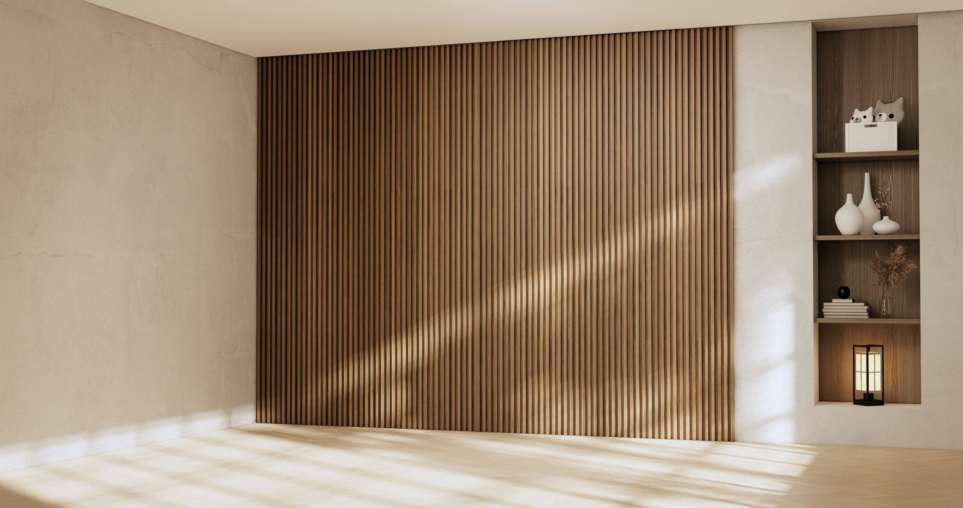 Un revêtement mural en bois
