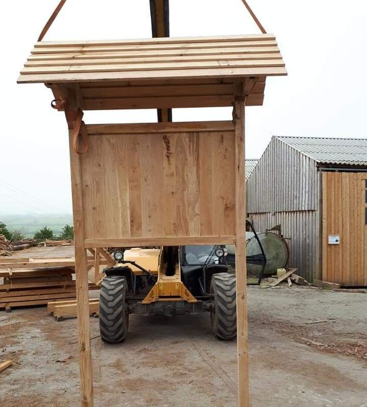 Une construction en bois