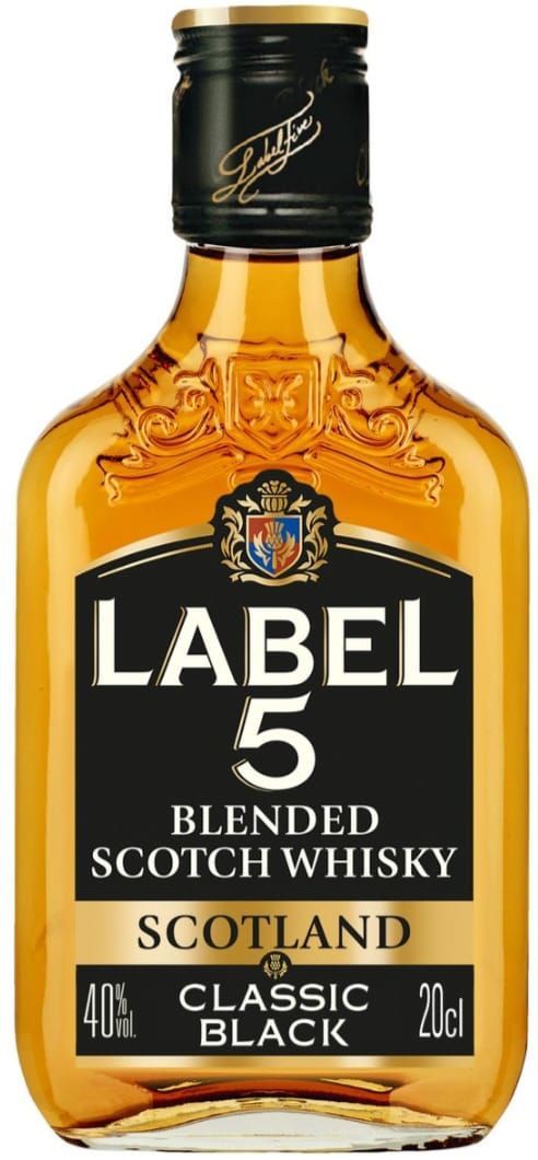 Label 5 flasks