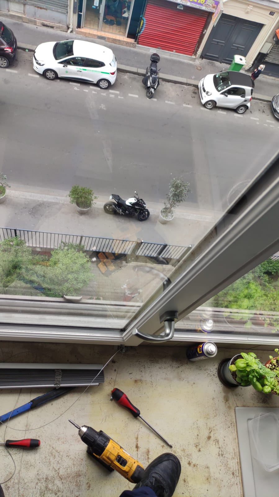 Réparation porte-fenêtre PVC