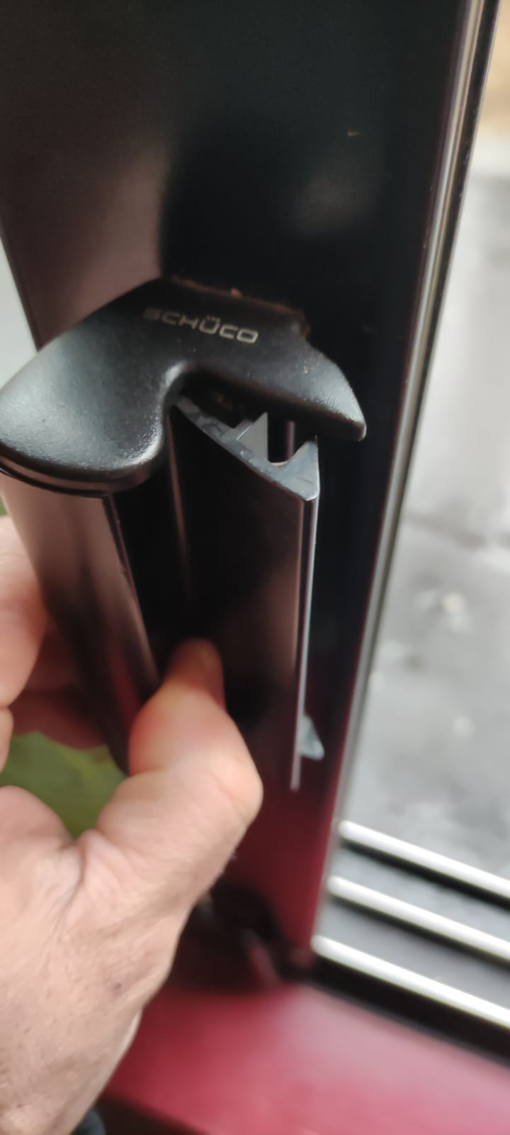 Réparation baie vitrée