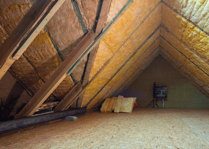 Image de l'isolation d'une toiture