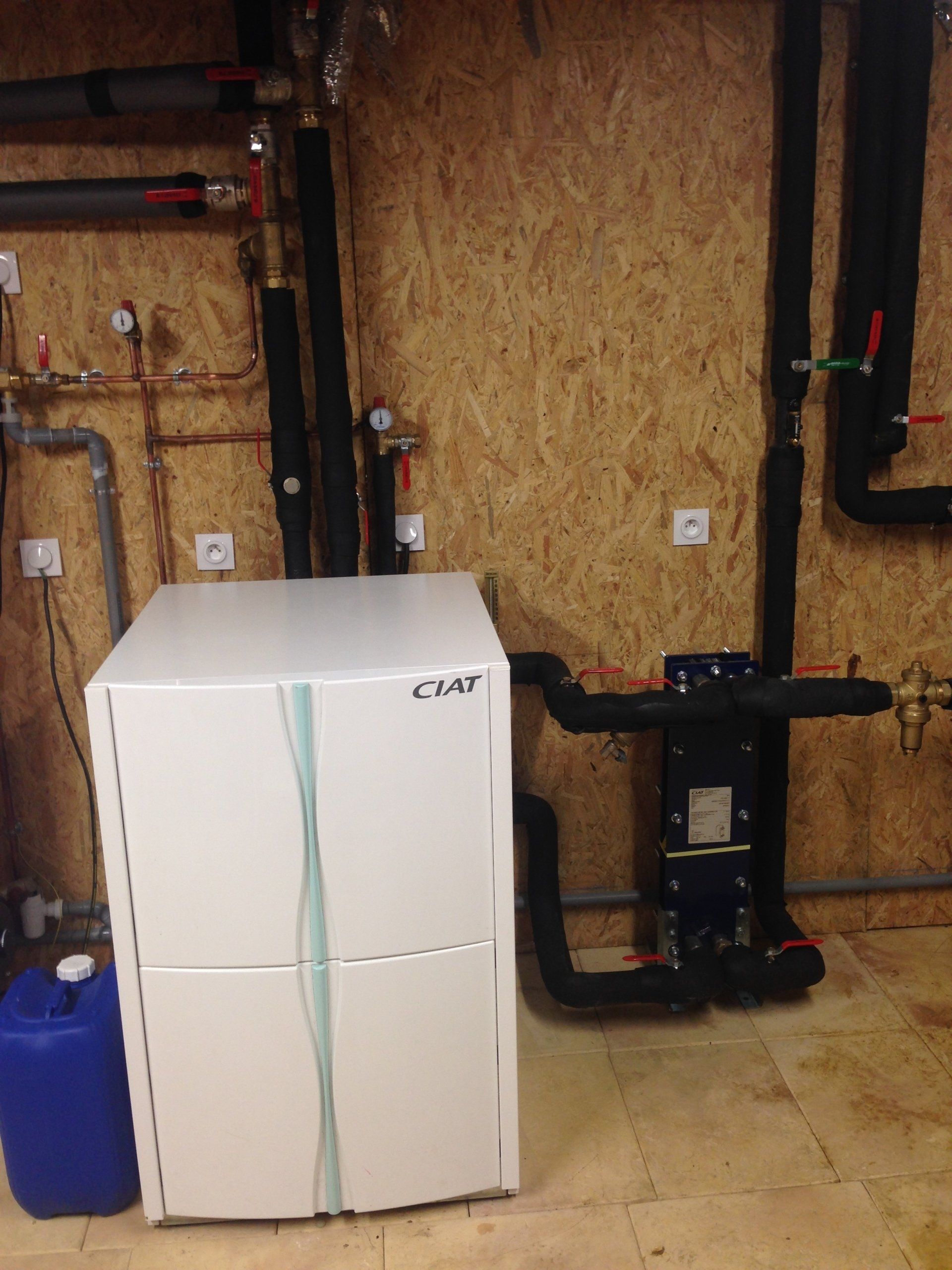 Pose de chaudière à condensation