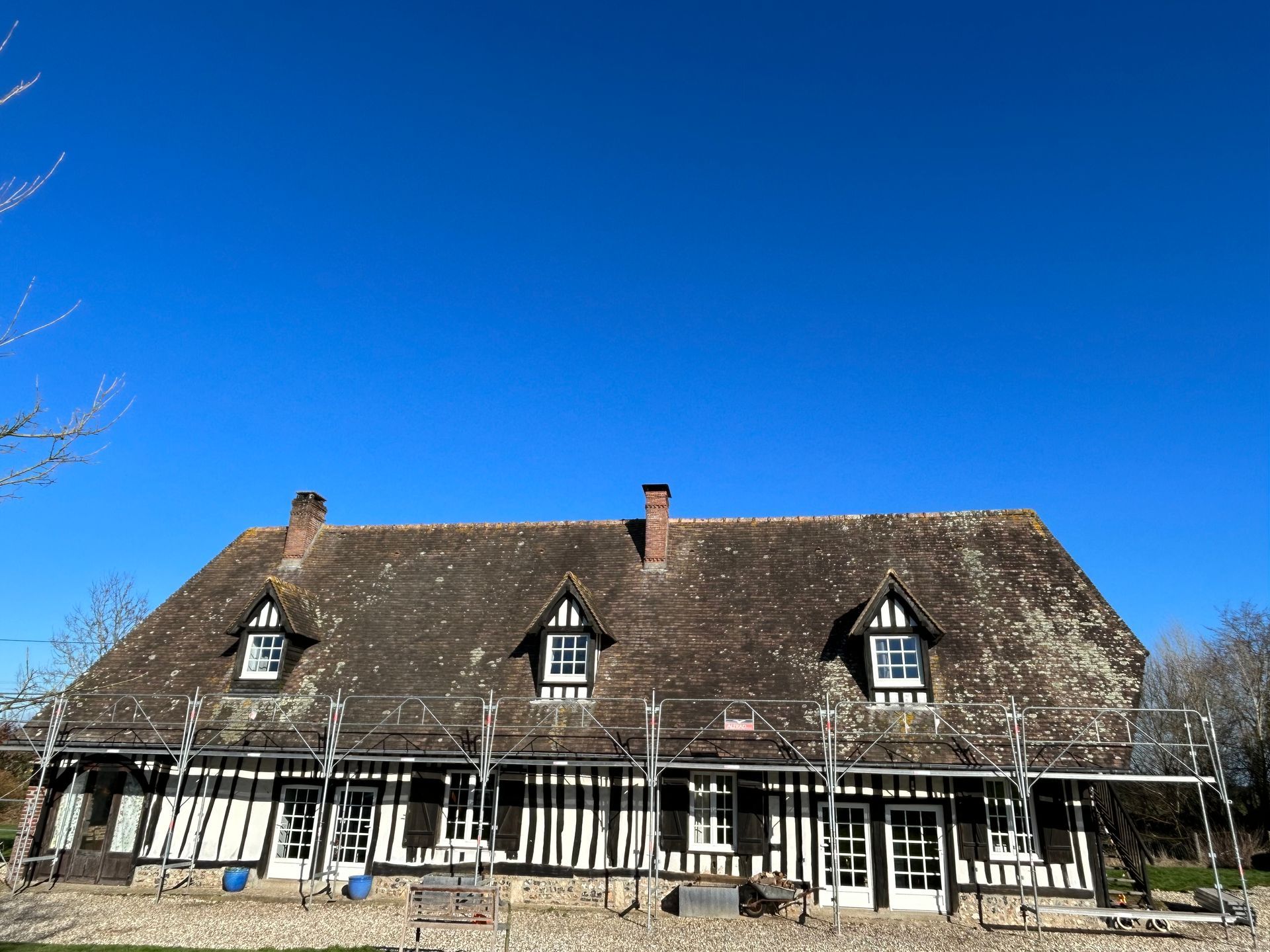 Avant travaux de nettoyage et rénovation d'une maison