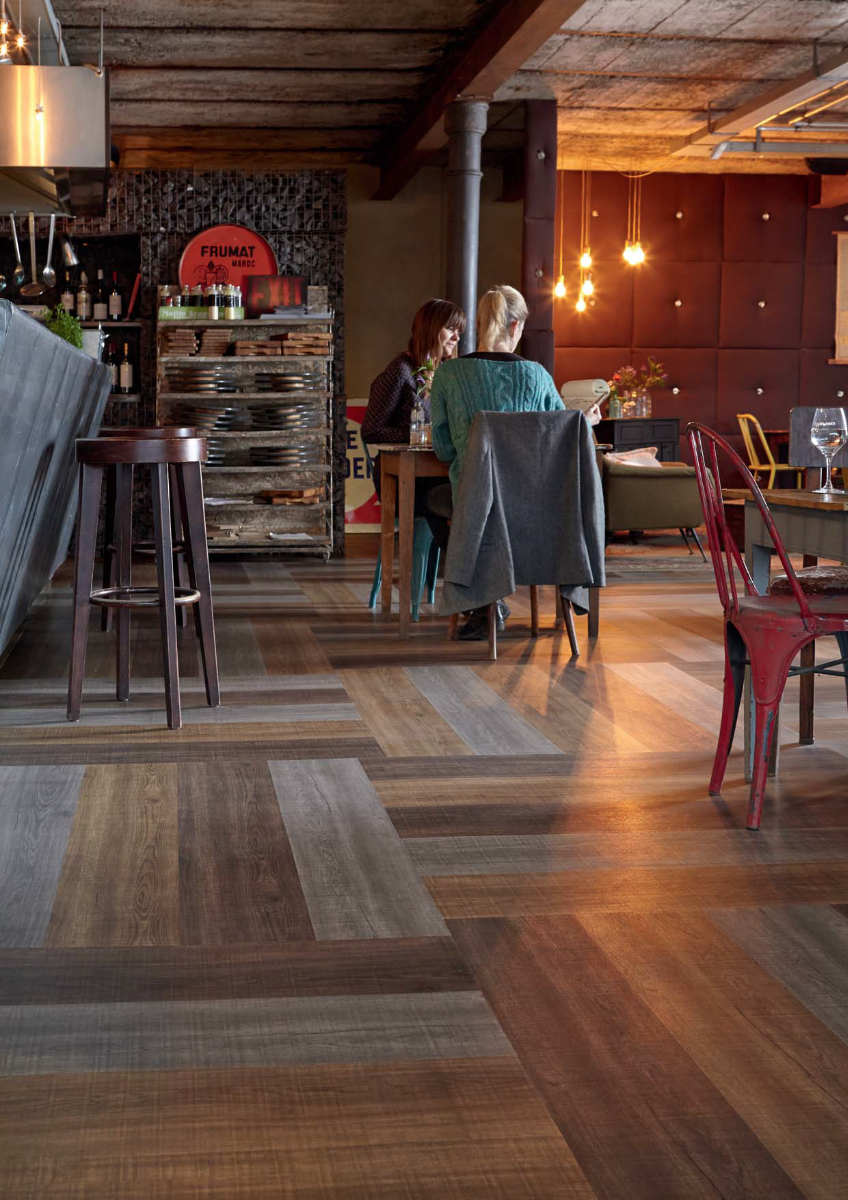 Revêtement pour salle de restaurant