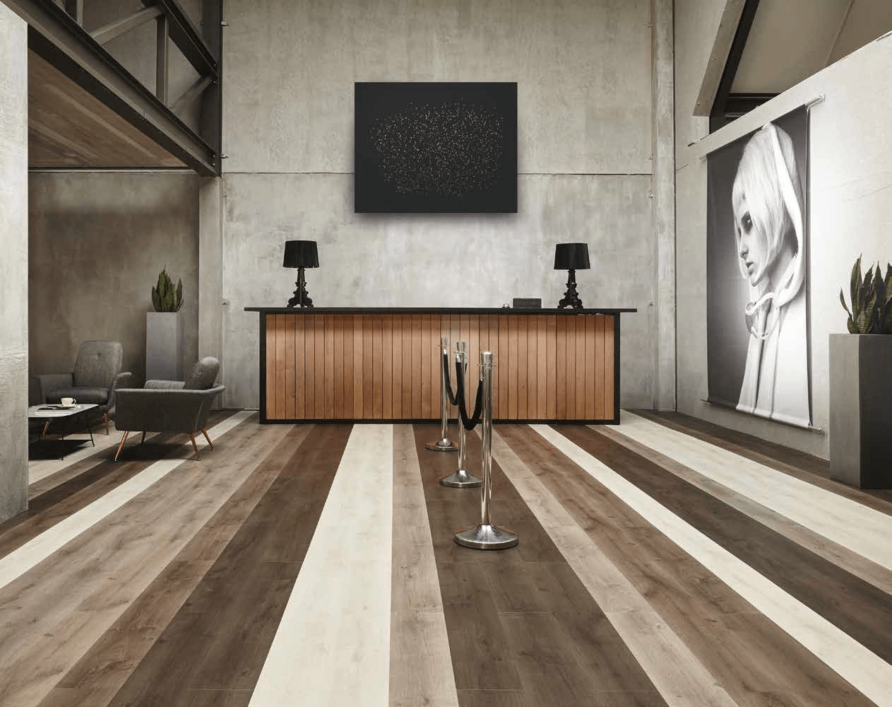 Pose de revêtement de sol et de mur