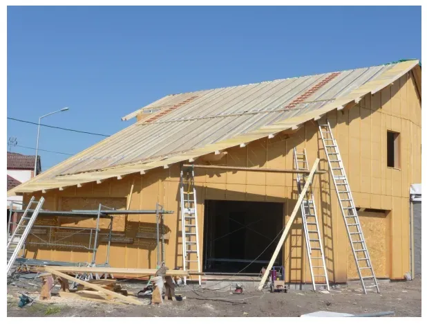 Réalisation d'une une ossature bois